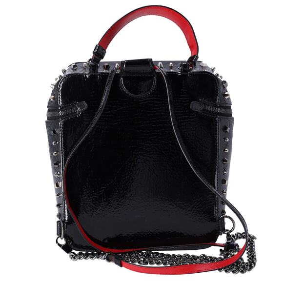 Christian Louboutin Rubyrow Backpack Black Patent Leather Studded main image 7